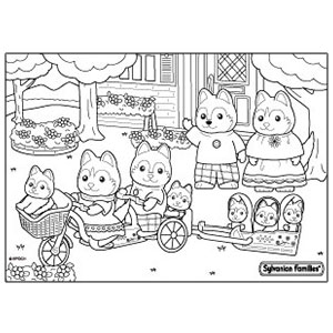 Sylvanian Families Colouring