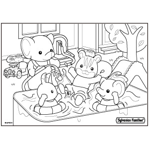 Sylvanian Families Disegni da colorare