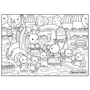 Sylvanian Families Colouring