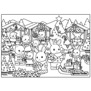 Sylvanian Families Colouring