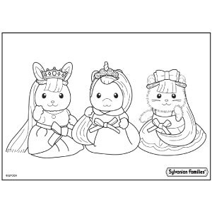 Sylvanian Families Colouring