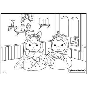 Sylvanian Families Colouring