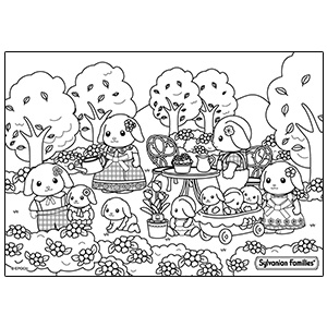 Sylvanian Families Colouring