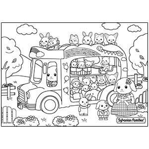 Sylvanian Families Colouring