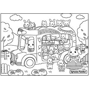 Sylvanian Families Colouring