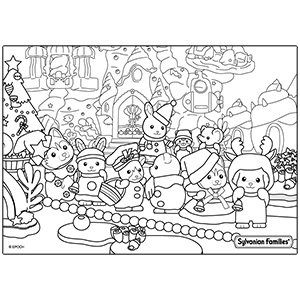 Sylvanian Families Colouring