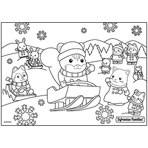 Sylvanian Families Colouring