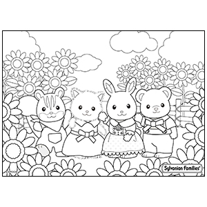 Sylvanian Families Para Colorir