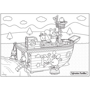 Sylvanian Families Coloring