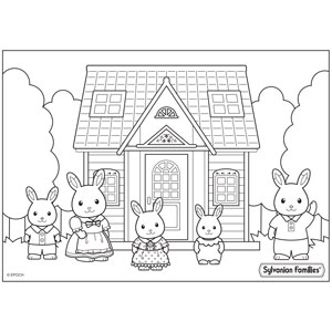 Sylvanian Families Para Colorir