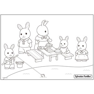 Sylvanian Families Colouring