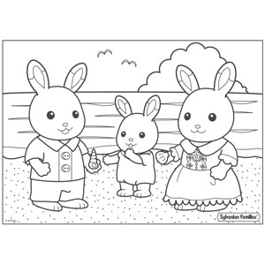 Sylvanian Families Coloring