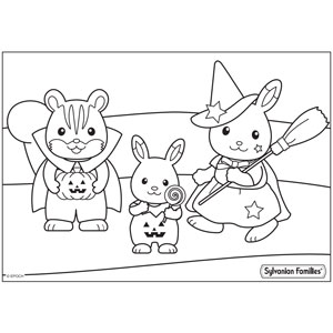 Sylvanian Families Colouring