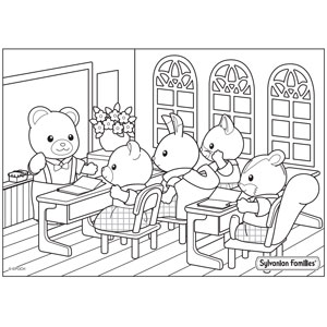 Sylvanian Families Coloring