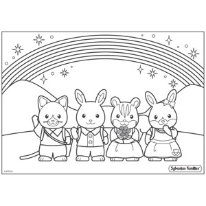 Sylvanian Families Para Colorir