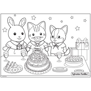 Sylvanian Families Para Colorir