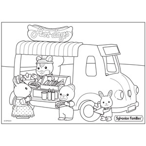 Sylvanian Families Para Colorir