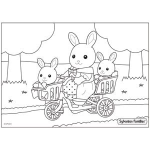 Sylvanian Families Para Colorir