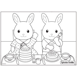 Sylvanian Families Colouring