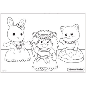 Sylvanian Families Colouring