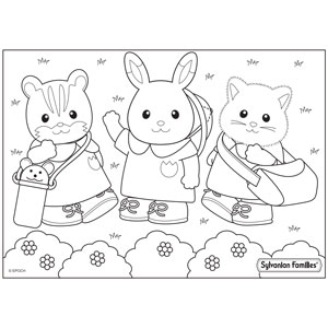 Sylvanian Families Coloring