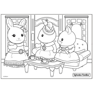 Sylvanian Families Colouring