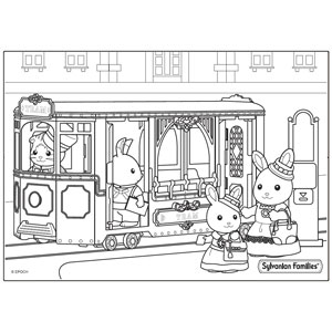 Sylvanian Families Coloring