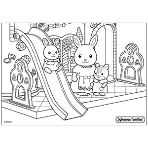 Sylvanian Families Colouring