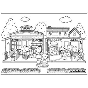 Sylvanian Families Colouring