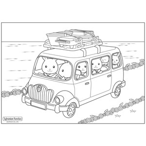 Sylvanian Families Para Colorir