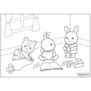 Sylvanian Families Para Colorir