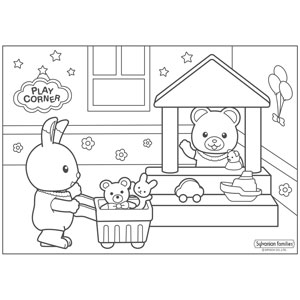 Sylvanian Families Para Colorir