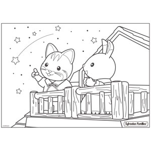 Sylvanian Families Para Colorir