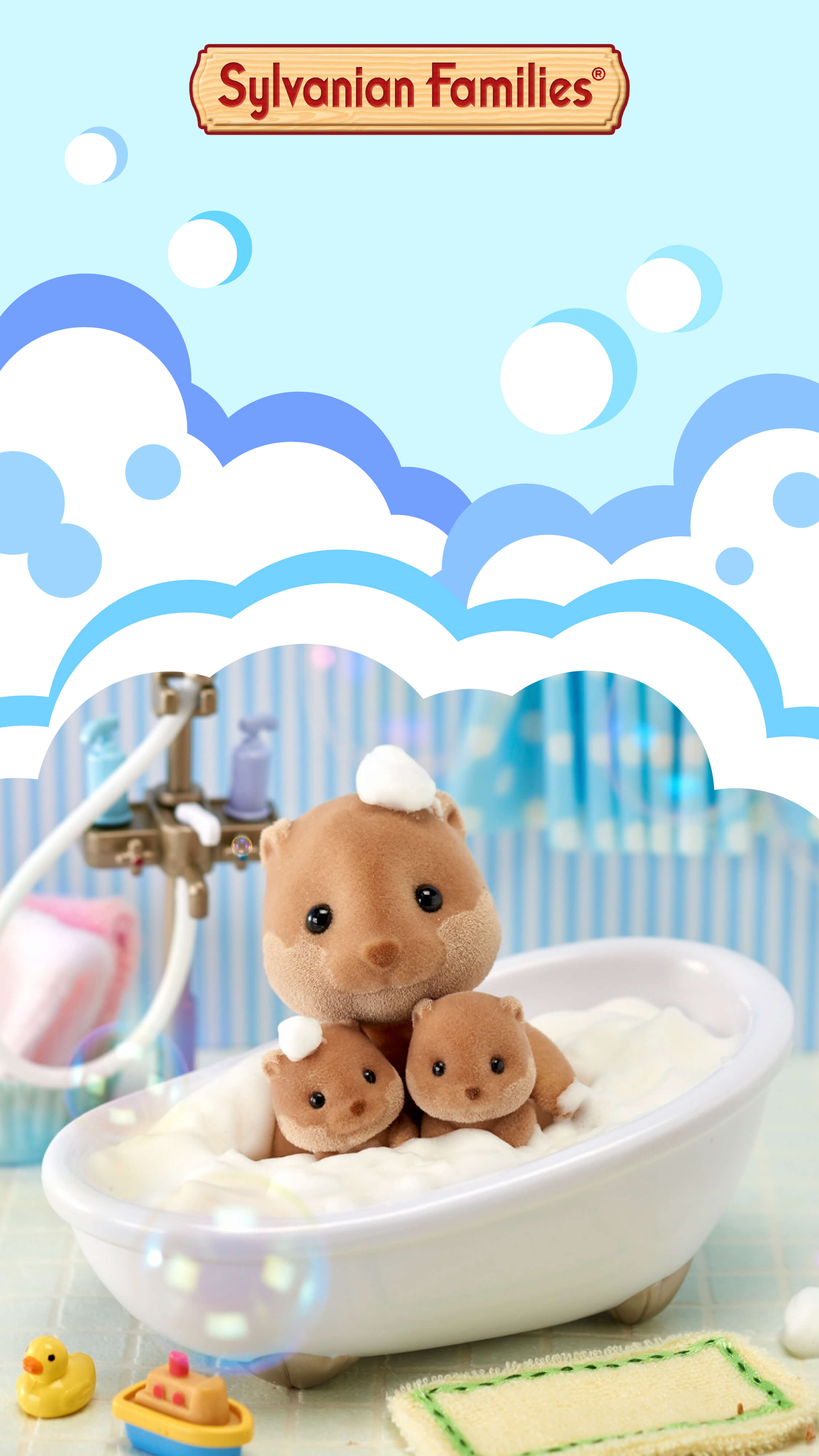 Behang Sylvanian Families Behang Sylvanian Families