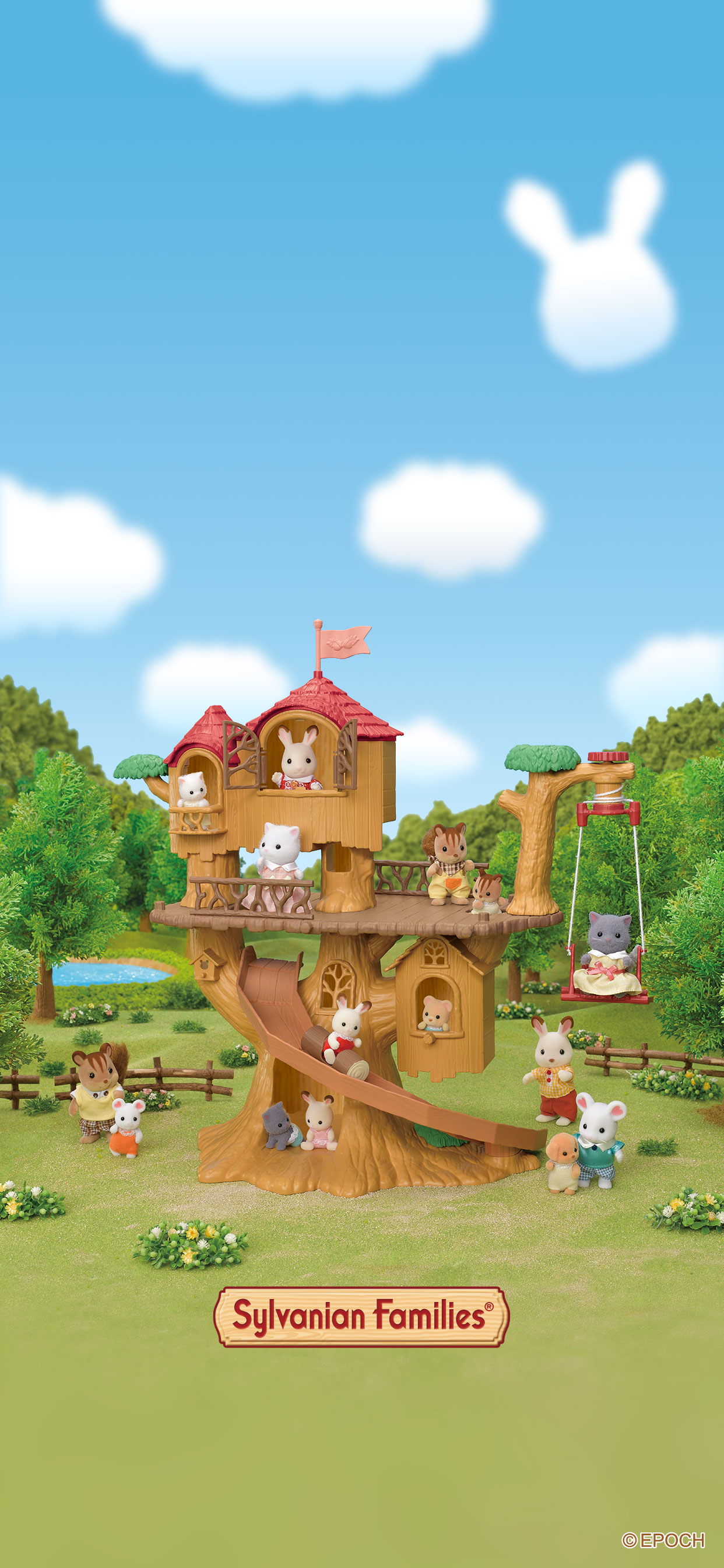 Behang Sylvanian Families