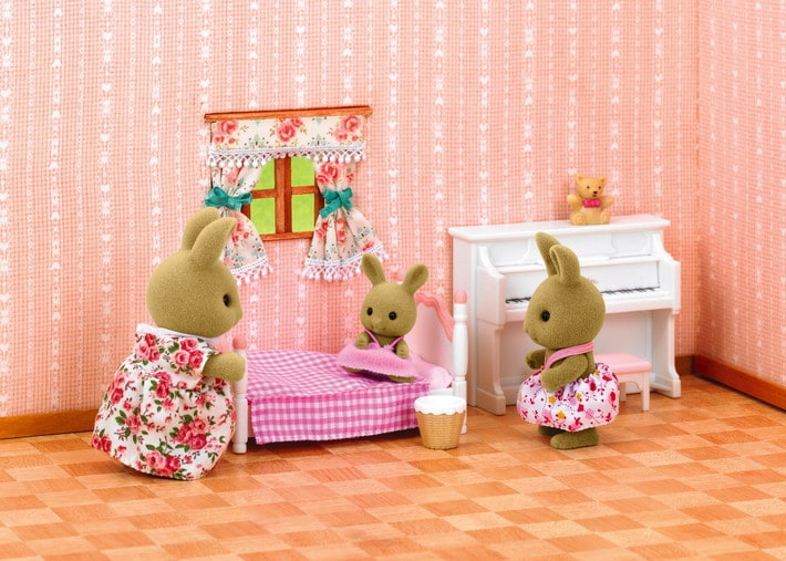 Girl's Bed Room Set with Rabbit Sister - 7