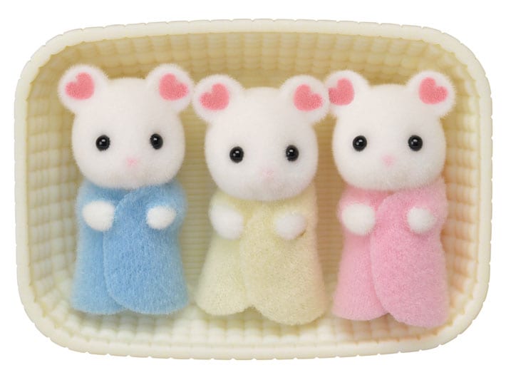 Τρίδυμα Μωρά Marshmallow Mouse - 4