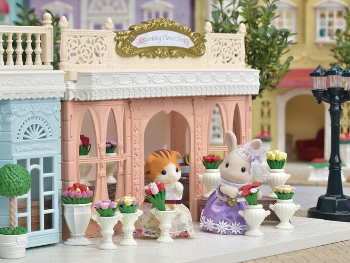 EPOCH Sylvanian Families BLOOMING FLOWER SHOP TS-13 Town Series Brand New 