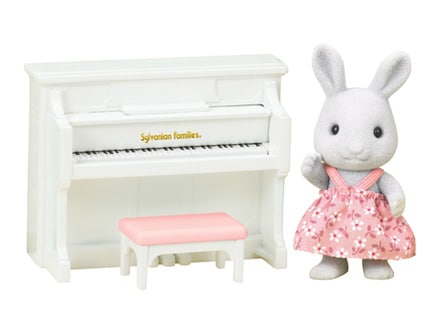 Rabbit Sister with Piano Set - 4