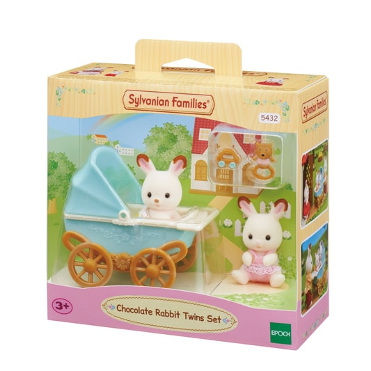 Les jumeaux Lapin Chocolat et la poussette double - 5