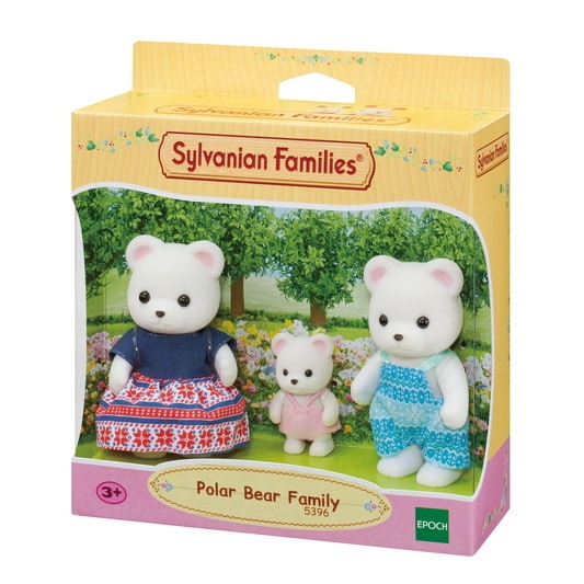 Six Different Sylvanian Families Animal Figures Bear Family and Bear Twins 