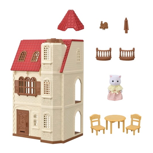 Red Roof Tower House Gift Set - 13