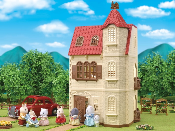 Red Roof Tower House Gift Set - 13