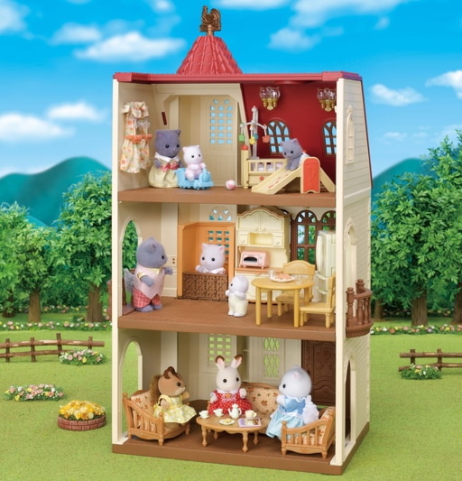 Red Roof Tower House Gift Set - 13