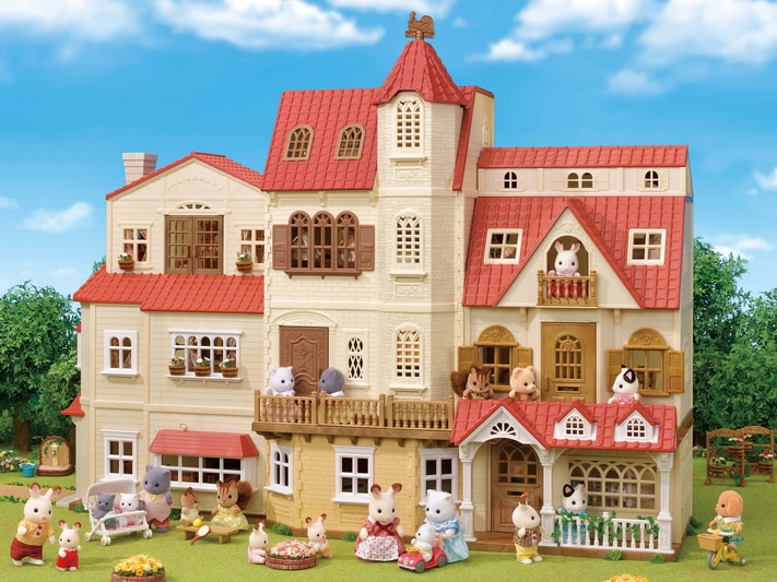 Red Roof Tower House Gift Set - 13