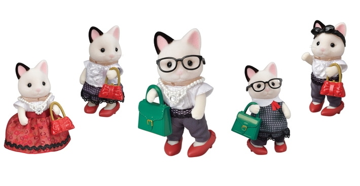 Fashion Play Set Town Girl Series - Tuxedo Cat- - 11