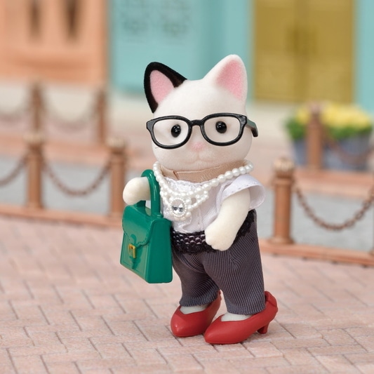 Fashion Play Set Town Girl Series - Tuxedo Cat- - 11