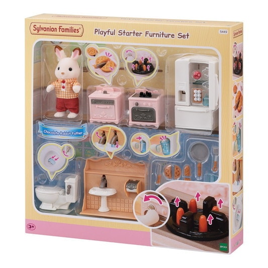 Le set d'ameublement pour cosy cottage et papa Lapin Chocolat - 11