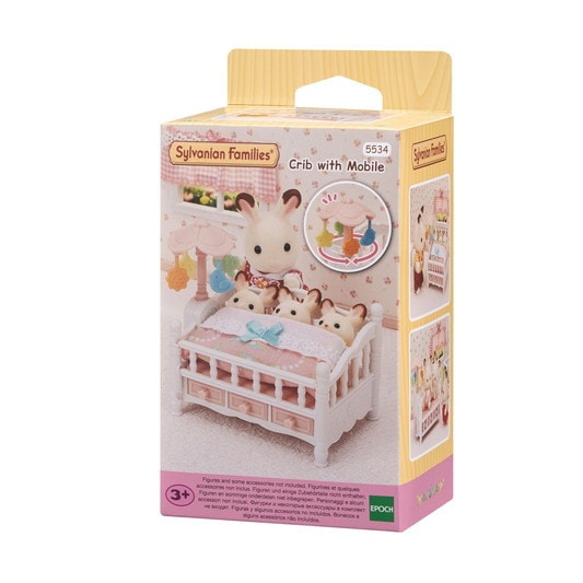 Crib with Mobile Sylvanian Families