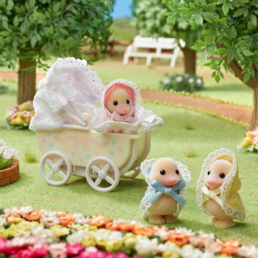 Darling Ducklings Baby Carriage - 5